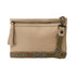 Bolsa Clutch para mujer de asa larga intercambiable artesanal de Chiapas color crudo